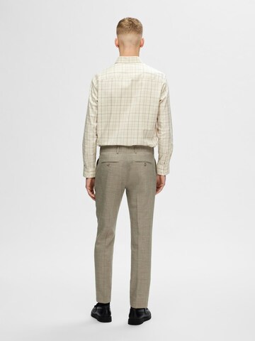 SELECTED Regular fit Overhemd in Beige