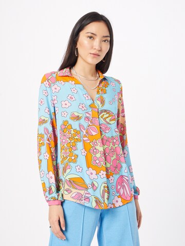 Key Largo Blouse 'KYLIE' in Blauw: voorkant