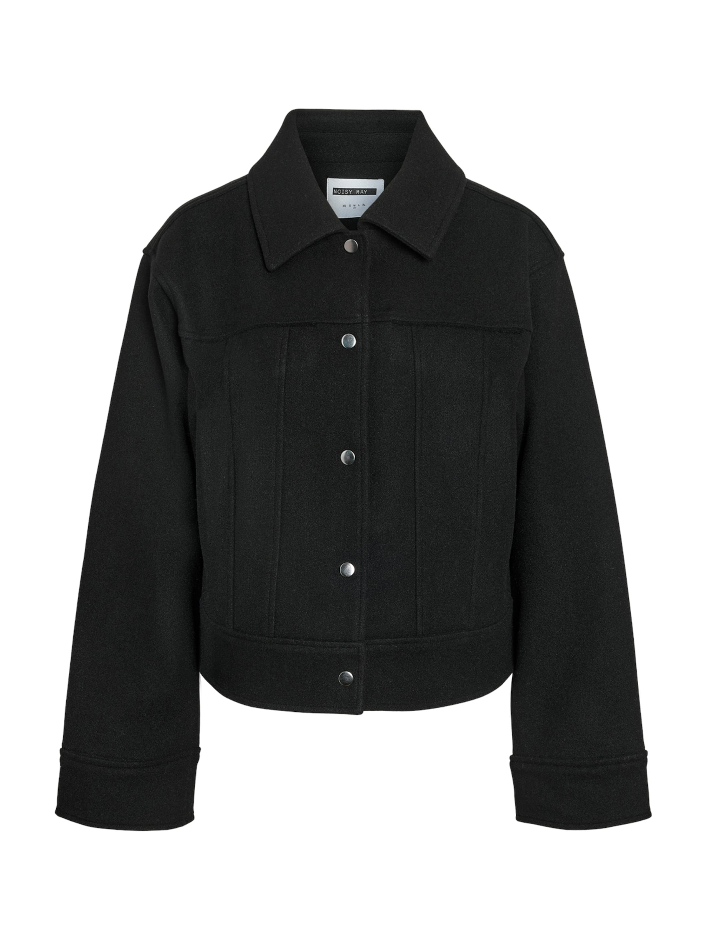 Noisy may Jacke in Schwarz: Vorderseite