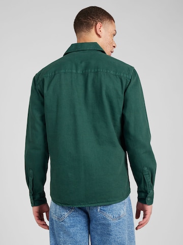Springfield Comfort fit Button Up Shirt in Green