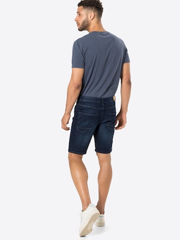 !Solid Slimfit Shorts 'Ryder' in Blau