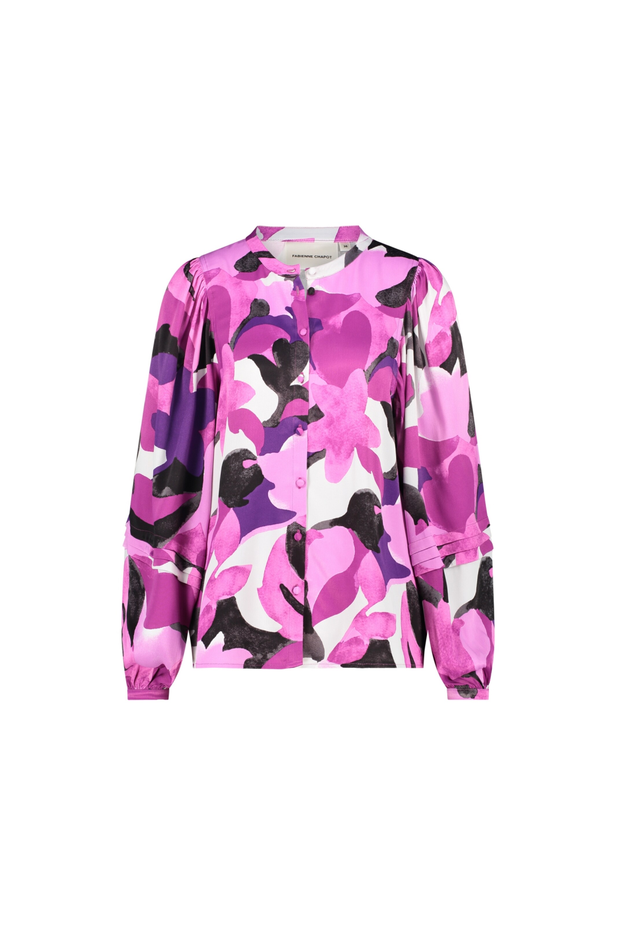 Fabienne Chapot Blouse 'Hollie' in Purple: front