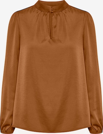SAINT TROPEZ Blouse 'Laireen' in Brown: front