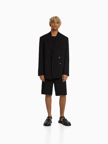 Bershka Comfort Fit Sakko in Schwarz