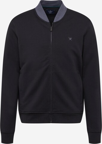 Hackett London Sweatvest in Zwart: voorkant