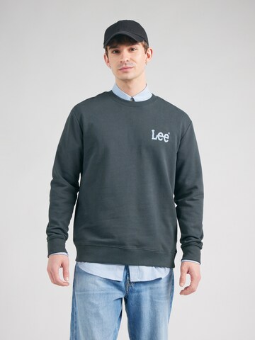Lee Sweatshirt  'WOBBLY LEE SWS' in Blau: Vorderseite