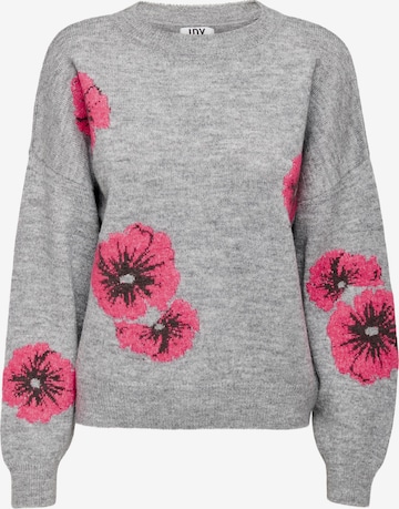 JDY Свитер 'FLORIS' в Серый: спереди