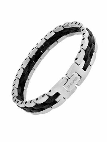 Bracelet 'SANDASEE' Holzwerk en argent : devant