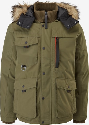 Q/S by s.Oliver Winter Jacket in Green: front