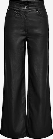 Wide Leg Pantalon ONLY en noir : devant