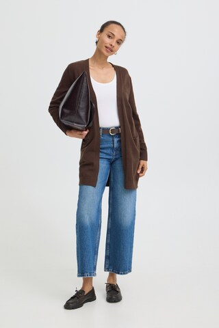 b.young Knit cardigan in Brown