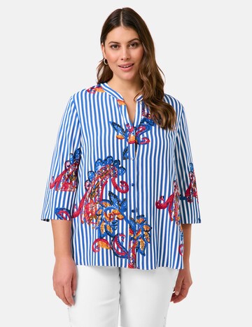 Camicia da donna di SAMOON in blu: frontale
