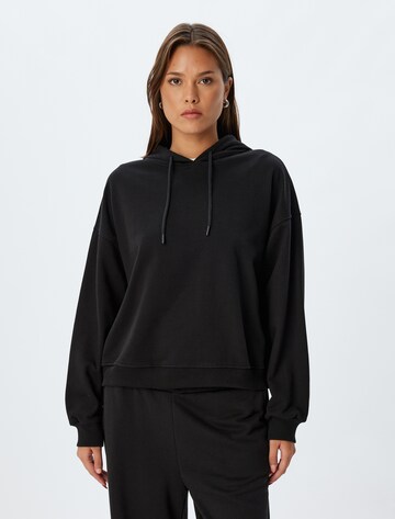 Koton Sweatshirt in Schwarz: Vorderseite