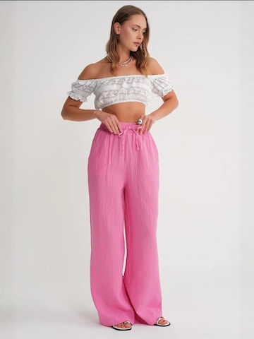 MixRay Wide leg Broek in Roze