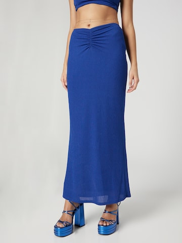 millane Rok 'Emily' in Blauw: voorkant