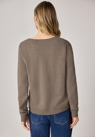 STREET ONE Strickjacke in Braun