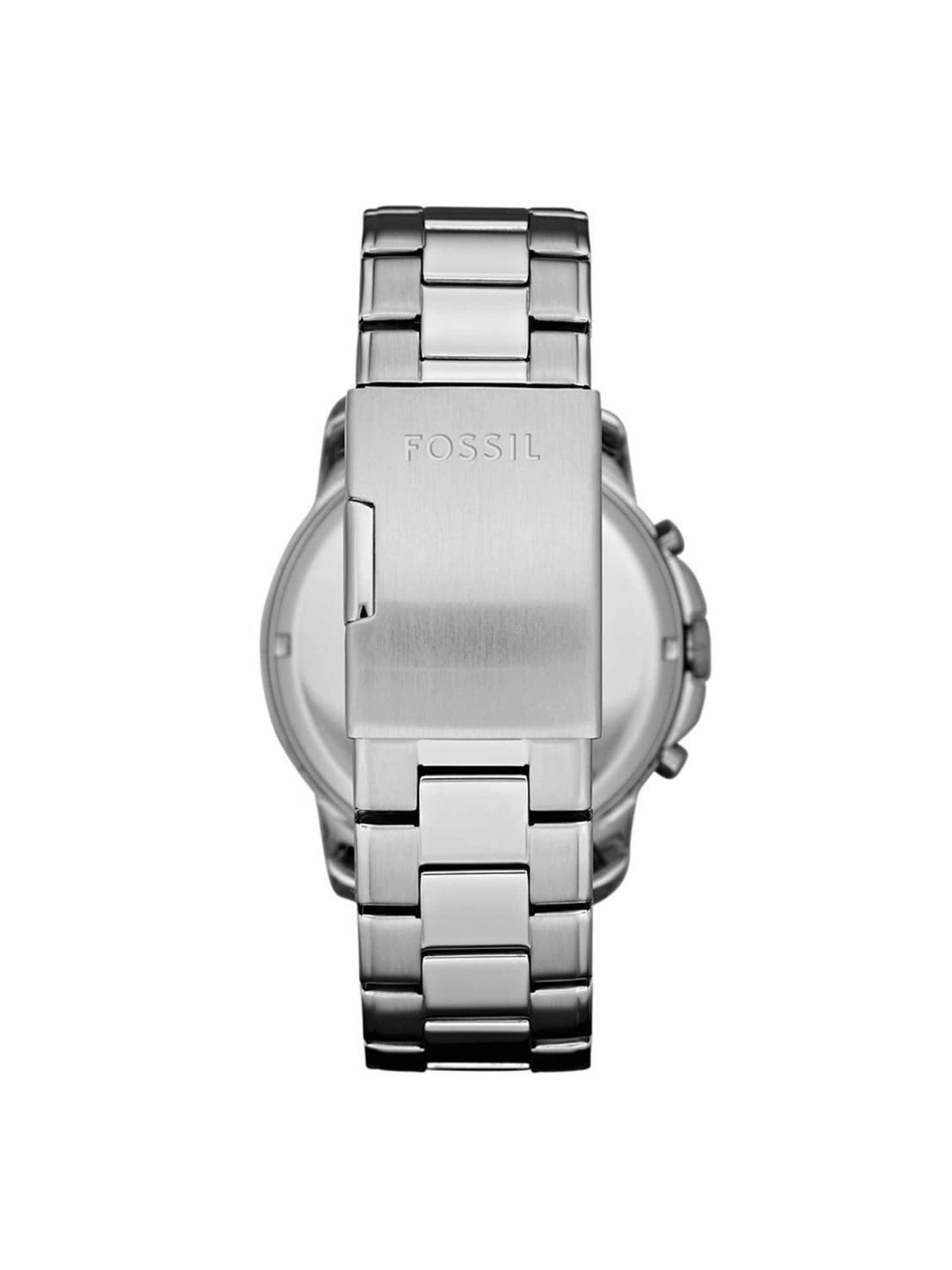 Montre à affichage analogique 'Montre homme Fossil Grant chronographe FS4736 multifonction en acier' FOSSIL en gris