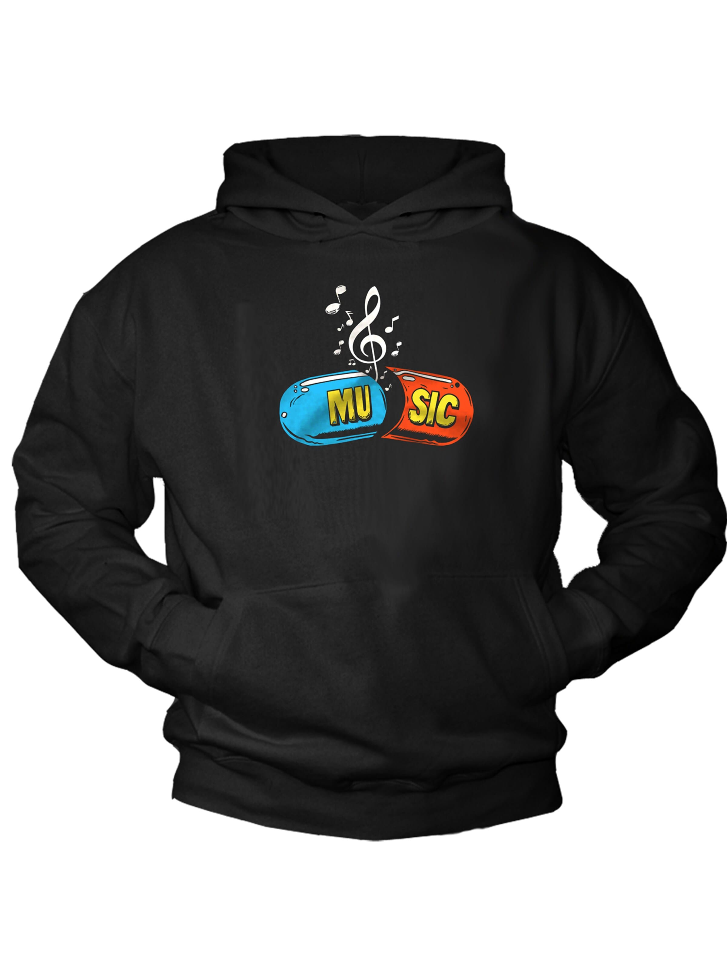 MAKAYA Sweatshirt in Black: front