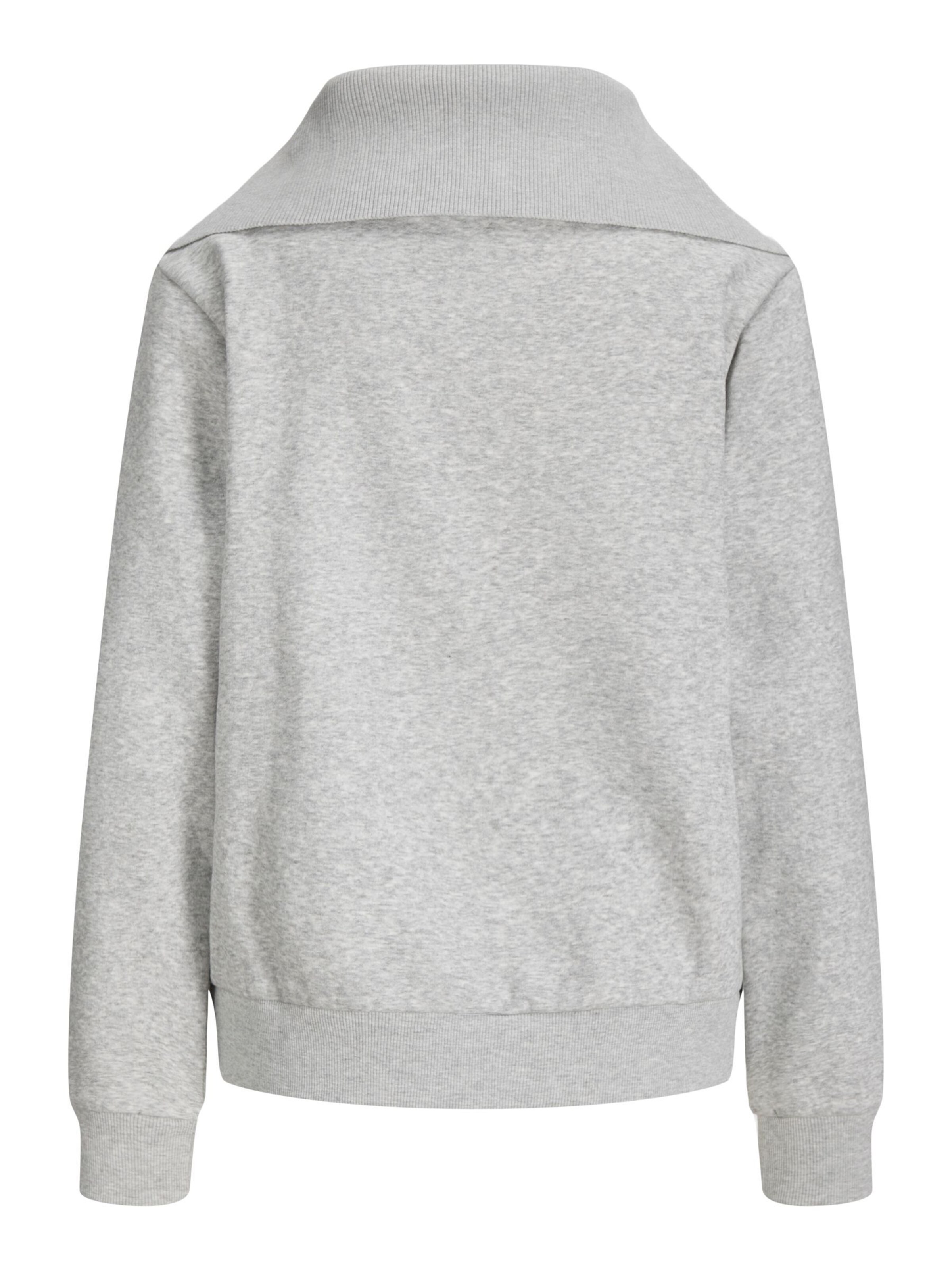 JJXX Zip-Up Hoodie 'STUDIO ' in Grey