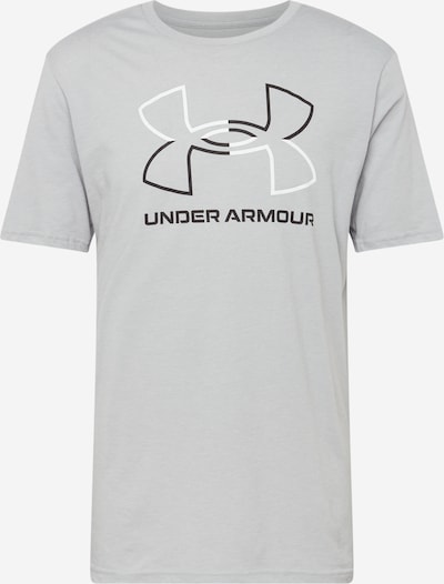 UNDER ARMOUR Toiminnallinen paita 'FOUNDATION' värissä harmaa / musta / valkoinen, Tuotenäkymä