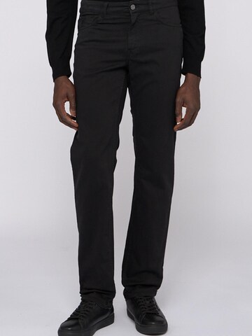 Regular Pantalon Trussardi en noir : devant
