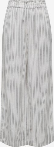 ONLY Wide leg Pants in White: front