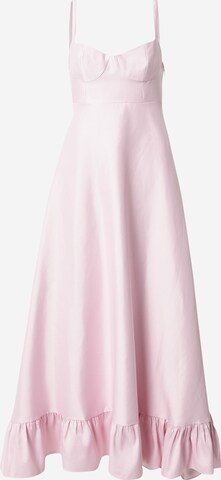 Robe de soirée True Decadence en rose : devant