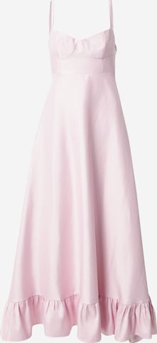 True Decadence Suknia wieczorowa w kolorze różowy: przód