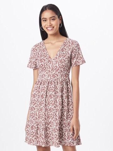 ABOUT YOU Summer Dress 'Dena' in Brown: front