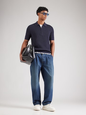 NN07 - Jersey 'Hansie' en azul