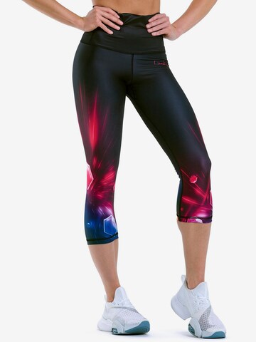 Winshape Slimfit Sportbroek 'HWL202' in Zwart: voorkant