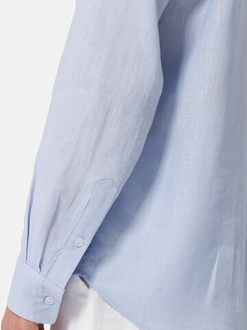 CASH-MERE.CH Comfort fit Overhemd in Blauw