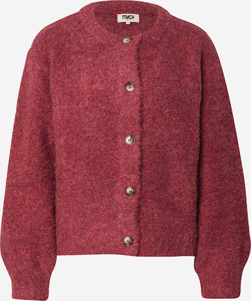 Geacă tricotată de la FRNCH PARIS pe roșu: față