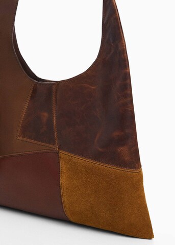 MANGO Shoulder Bag in Brown