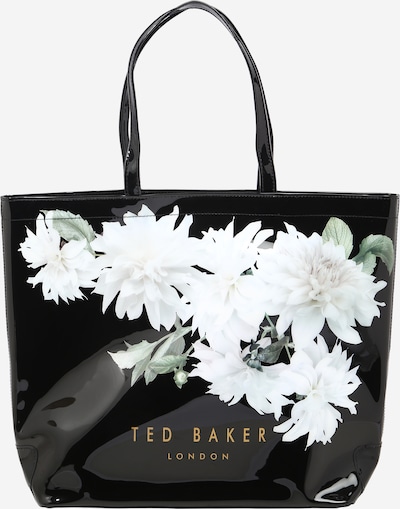 Ted Baker Nakupovalna torba | zelena / črna / bela barva, Prikaz izdelka