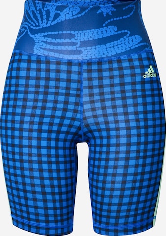 ADIDAS PERFORMANCESportske hlače 'Farm Rio' - plava boja: prednji dio