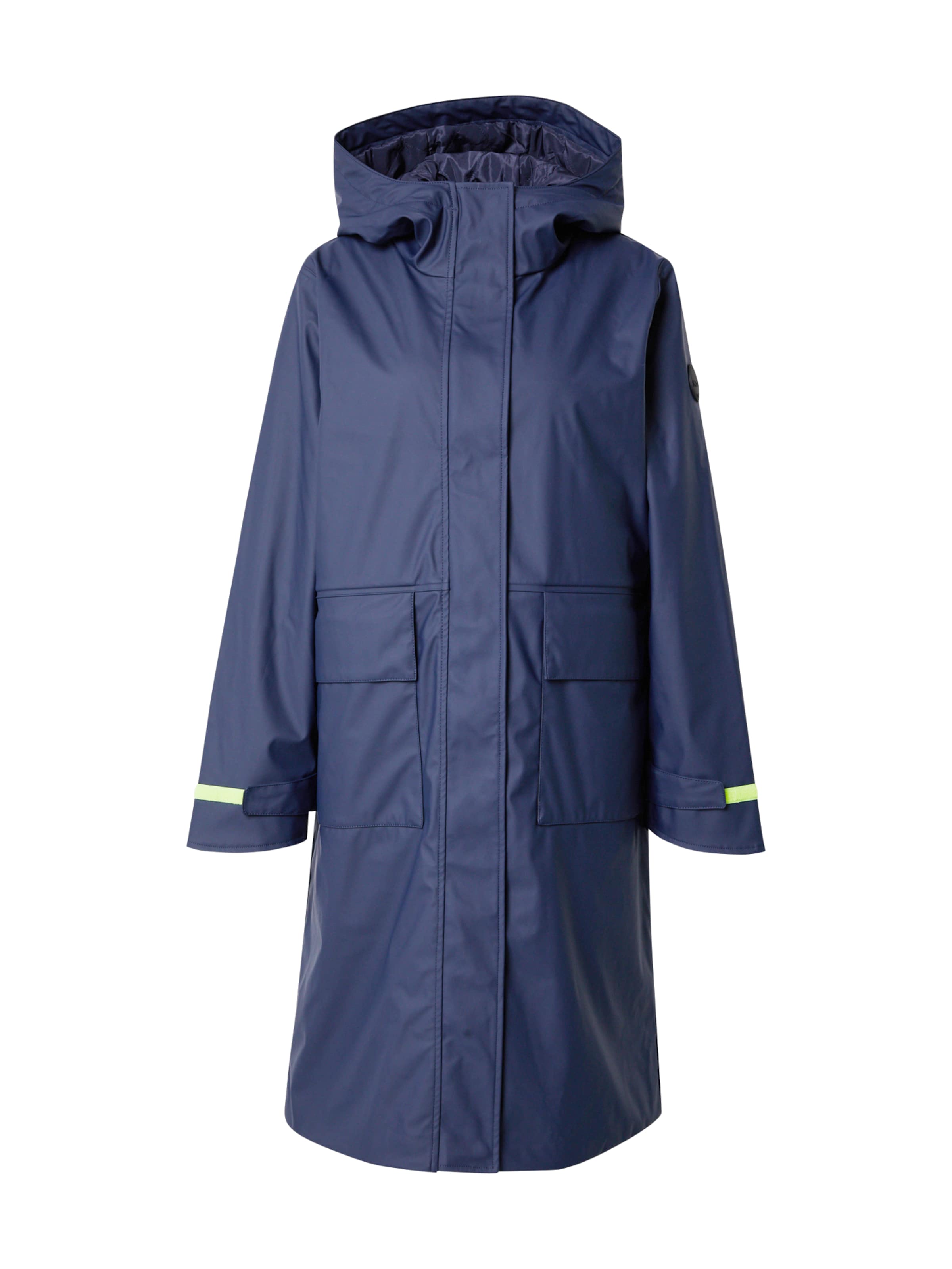 No. 1 Como Between-seasons coat in Blue: front