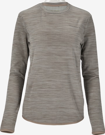 ENDURANCE Performance Shirt 'LEAH' in Brown: front