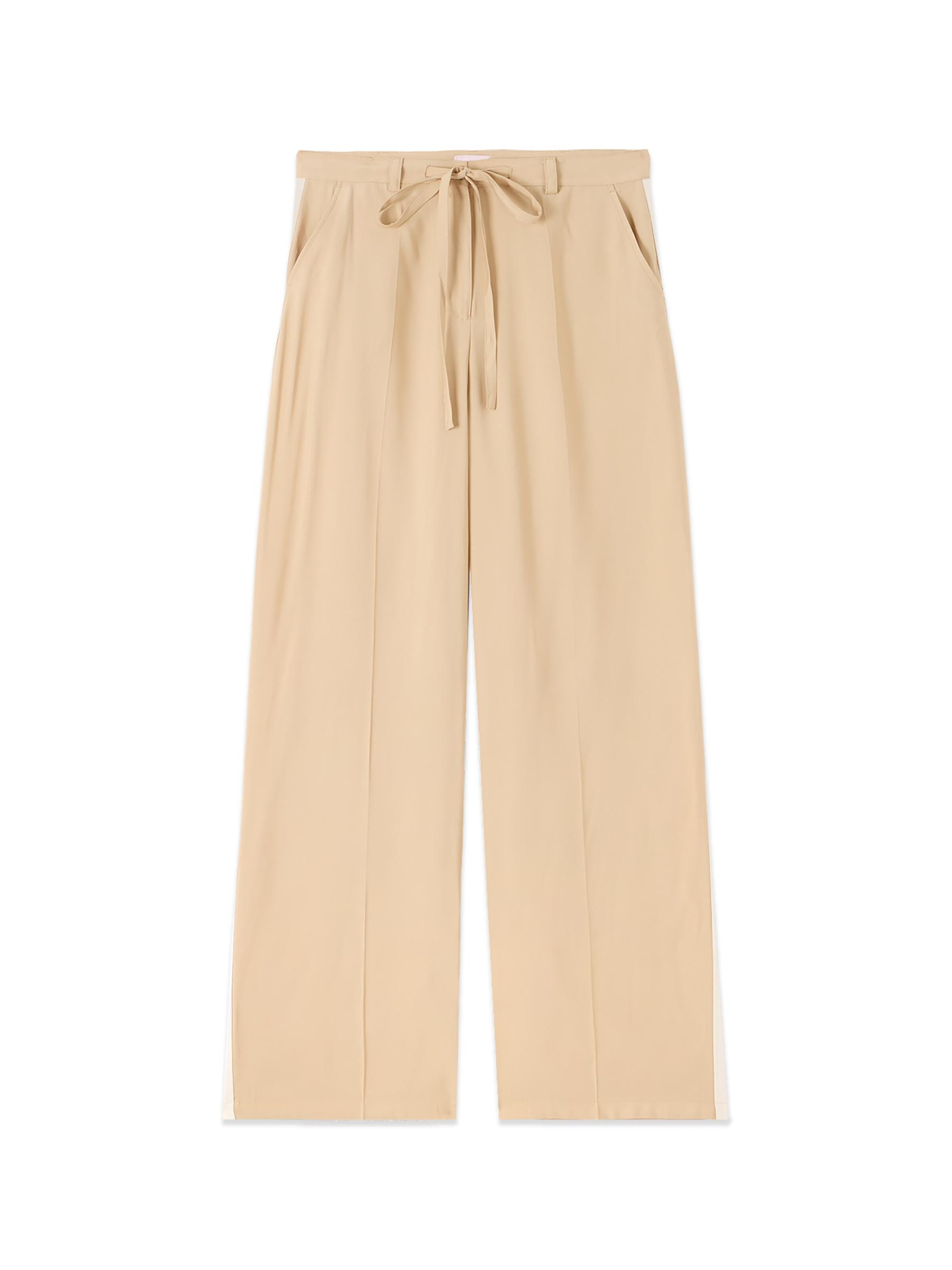 oltre Baggy Broek in Beige: voorkant