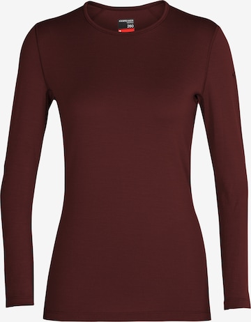 ICEBREAKER Base Layer in Red: front