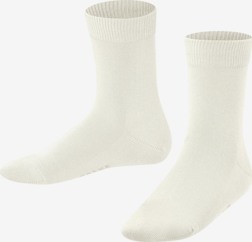 FALKE Socks 'Family' in White: front
