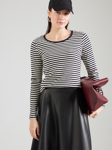 NÜMPH Shirt 'MELANY' in Zwart: voorkant