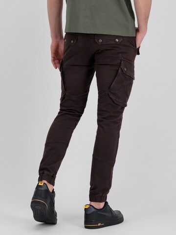 ALPHA INDUSTRIES Tapered Hose 'Combat' in Braun