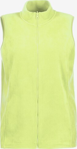 Ulla Popken Bodywarmer in Groen: voorkant