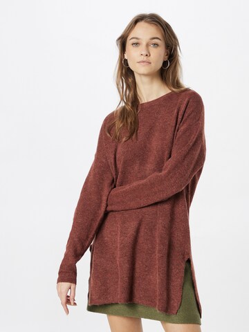 Pull-over 'Brilliant' VERO MODA en marron : devant