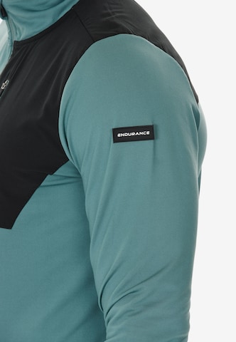 ENDURANCE Bluzka sportowa 'Breger' w kolorze zielony