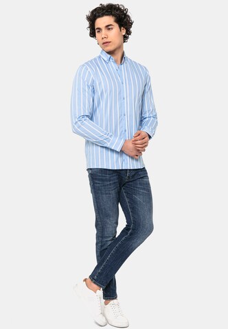 Redbridge Regular fit Button Up Shirt in Blue