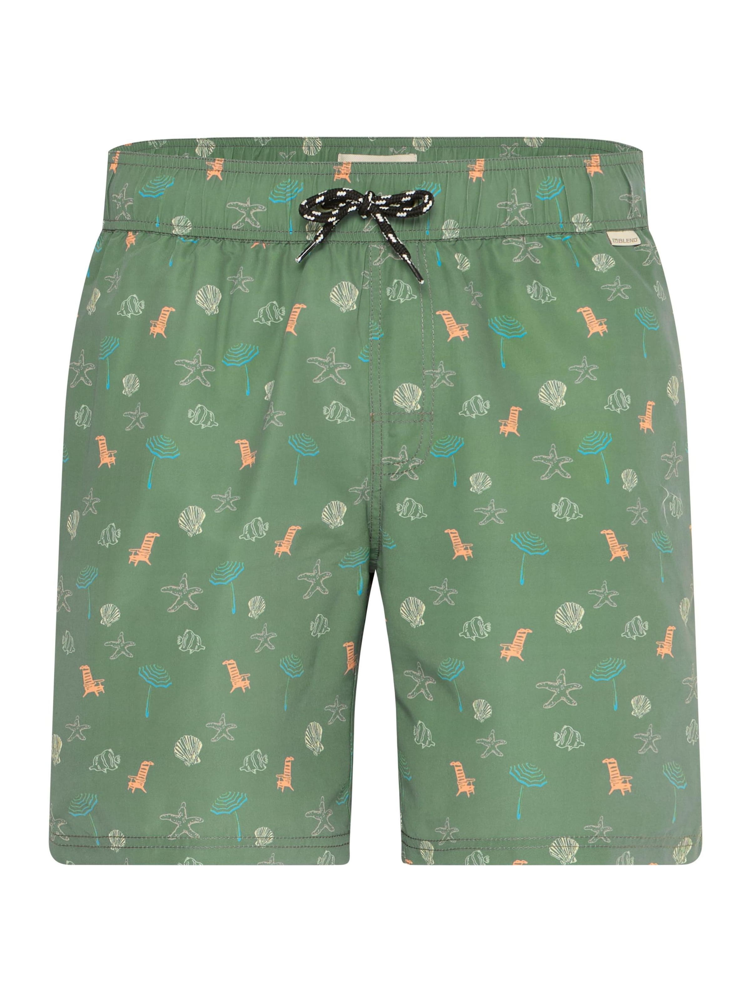 BLEND Swim Trunks ' BHRingwar ' in Green, Item view
