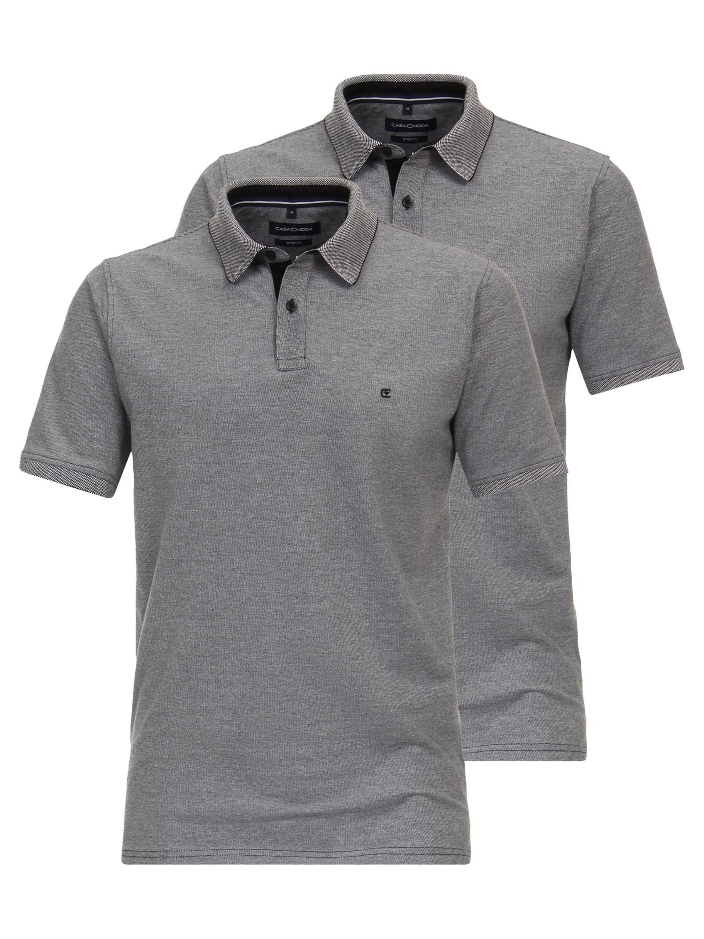 CASAMODA Shirt 'Basic' in Grey: front