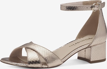 Tamaris Pántos szandál - arany: elől